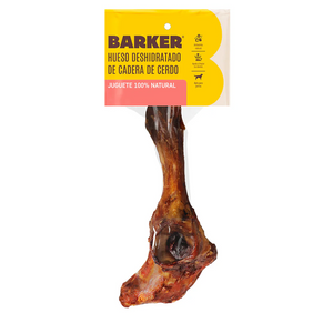 Lokipet. Barker Hueso deshidratado de cadera de cerdo